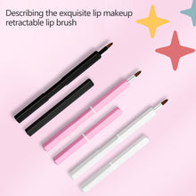 Load image into Gallery viewer, Scalable Lip Brush Lipstick Brush Portable Retractable Makeup Artist Mini Advanced Halo Dye Lipstick Makeup Lip Brush
