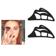 Load image into Gallery viewer, Eyetour Eyeshadow Tool Eye Shadow Template Silicone Eye Shadow Stamp Eyes Applicator Lazy Eyeshadow Fixer Makeup Tool
