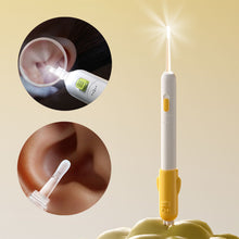 Load image into Gallery viewer, Children's Luminous Ear Spoon with Magnifying Glass Base Set Baby Silicone Ear Digging Tool Visible Ear Digging Spoon
