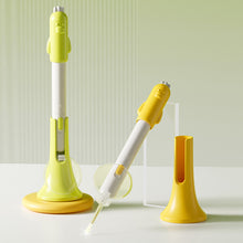 Load image into Gallery viewer, Children's Luminous Ear Spoon with Magnifying Glass Base Set Baby Silicone Ear Digging Tool Visible Ear Digging Spoon
