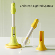 Load image into Gallery viewer, Children's Luminous Ear Spoon with Magnifying Glass Base Set Baby Silicone Ear Digging Tool Visible Ear Digging Spoon
