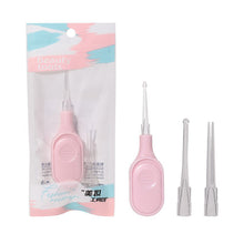 Load image into Gallery viewer, Compact and Portable Illuminated Ear Digging 3-piece Set with Light Visible Ear Digging Spoon Ear Picking Tool Cleaning Ear Scoop
