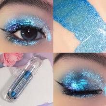 Load image into Gallery viewer, Liquid Fine Flash Chameleon Eye Shadow Sequins Glitter Powder Pearl Beauty Cosmetics Lying Silkworm Liquid Eye Shadow
