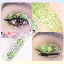 Load image into Gallery viewer, Liquid Fine Flash Chameleon Eye Shadow Sequins Glitter Powder Pearl Beauty Cosmetics Lying Silkworm Liquid Eye Shadow
