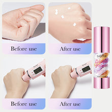 Load image into Gallery viewer, Face Makeup Primer Tri-color Cream Brighten Contour Color Isolation Waterproof Makeup Foundation Natural Makeup Base Cream
