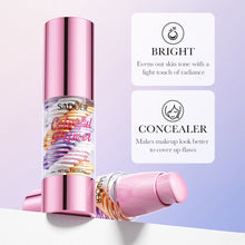 Load image into Gallery viewer, Face Makeup Primer Tri-color Cream Brighten Contour Color Isolation Waterproof Makeup Foundation Natural Makeup Base Cream
