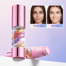 Load image into Gallery viewer, Face Makeup Primer Tri-color Cream Brighten Contour Color Isolation Waterproof Makeup Foundation Natural Makeup Base Cream
