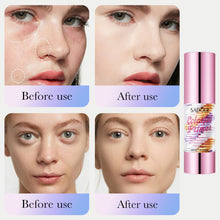 Load image into Gallery viewer, Face Makeup Primer Tri-color Cream Brighten Contour Color Isolation Waterproof Makeup Foundation Natural Makeup Base Cream

