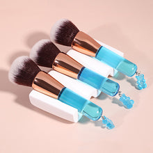 Load image into Gallery viewer, Blue Bear Single Makeup Brush Rapid Facial Shaping Powder Blusher Brush Foundation Make-up Brush Do Not Eat Powder Makeup Brush
