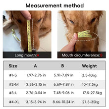 Load image into Gallery viewer, Anti-Biting Dog Mouth Cover With Reflective Strip Adjustable Dog Muzzle Anti-barking Mask Soft Rubber Can Drink Water Dog Accessories
