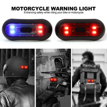 Load image into Gallery viewer, Motorcycle Helmet Led Light Rechargeable Safety Taillight Bike Motorcycles Accessories Helmet Moto USB Bicycle Helmet Light
