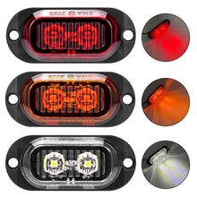 Load image into Gallery viewer, 2LED Trailer Truck Side Marker Lights Waterproof Car Lorry Truck Van Bus Safety Warning Signal Light Emergency Lamp
