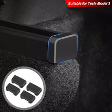 Load image into Gallery viewer, 4pcs Car Seat Rear End Rail Cover Protector Backseat Slide Protection Anti-kick For Tesla Model 3 Y Juniper 2025 Accessories
