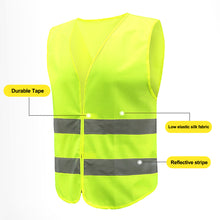 Load image into Gallery viewer, Outdoor Sports Night Safety High Visibility Reflective Vest Night Cycling Lightweight Adjustable For Vest Gear For Night Jogging Biking Runing
