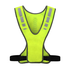 Load image into Gallery viewer, Cycling Reflective Vest Night Safety High Visibility Reflective Cycling Hiking Climbing Vest Adjustable Waist Outdoor Sports Vest
