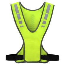 Load image into Gallery viewer, Cycling Reflective Vest Night Safety High Visibility Reflective Cycling Hiking Climbing Vest Adjustable Waist Outdoor Sports Vest
