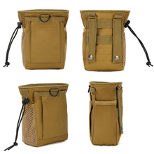 Load image into Gallery viewer, Outdoor Molle Dump Pouch Drawstring Bag Hunting Magazine Recovery Pouch Belt Waist Fanny Pack Adjustable Holster Bag
