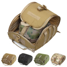 Load image into Gallery viewer, Tactical Helmet Storage Bag Pack Multi-Purpose Storage Pouch Molle Bag for Sports Hunting Shooting Combat Helmets
