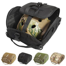 Load image into Gallery viewer, Tactical Helmet Storage Bag Pack Multi-Purpose Storage Pouch Molle Bag for Sports Hunting Shooting Combat Helmets
