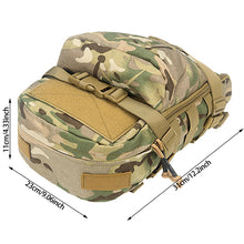 Load image into Gallery viewer, Mini Tactical Hydration Pack Back Panel Water Bladder Carrier Bag Molle Pouch Hunting Lightweight Vest Hose Accessories Zipper Backpack
