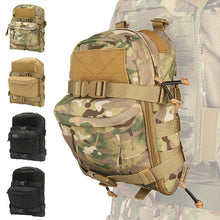 Load image into Gallery viewer, Mini Tactical Hydration Pack Back Panel Water Bladder Carrier Bag Molle Pouch Hunting Lightweight Vest Hose Accessories Zipper Backpack
