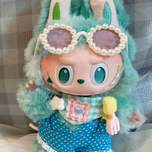Load image into Gallery viewer, For Labubu Glasses 6.5cm Cute Plastic Glasses for 17cm Labubu Macaron Dolls Toy Glasses Accessories
