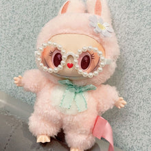 Load image into Gallery viewer, For Labubu Glasses 6.5cm Cute Plastic Glasses for 17cm Labubu Macaron Dolls Toy Glasses Accessories
