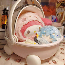 Load image into Gallery viewer, Doll Stroller Storage Box for 17cm Labubu 20cm Cotton Doll Sleep Cradle Cart Dolls Bed Furniture Accessories
