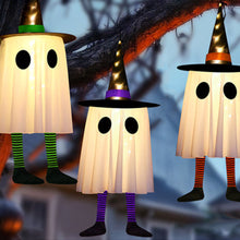 Load image into Gallery viewer, Halloween LED Flashing Light Hanging Ghost Halloween Party Dress Up Glowing Wizard Hat Lamp Horror Props Home Decoration
