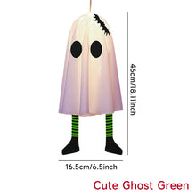 Load image into Gallery viewer, Halloween LED Flashing Light Hanging Ghost Halloween Party Dress Up Glowing Wizard Hat Lamp Horror Props Home Decoration

