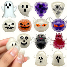 Load image into Gallery viewer, 1PC Halloween Squeeze Pumpkin Ghost Pressure Ball Stress Relief Sensory Toy Trick or Treat Gift Sensory Halloween Party Favors
