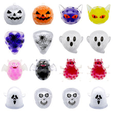 Load image into Gallery viewer, 1PC Halloween Squeeze Pumpkin Ghost Pressure Ball Stress Relief Sensory Toy Trick or Treat Gift Sensory Halloween Party Favors
