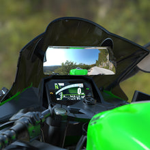 Load image into Gallery viewer, Motorcycle Windshield 180° Wide Angle Rearview Mirror Panoramic Visibility Street Bike Windscreen Lens Electric Bike Accessory
