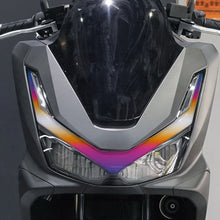 Load image into Gallery viewer, Pair Motorcycle Headlight Vinyl Wrap Protective Film with Decorative Stripe Headlight Tint Protection Layer for 2025 Honda PCX160
