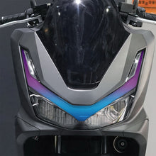 Load image into Gallery viewer, Pair Motorcycle Headlight Vinyl Wrap Protective Film with Decorative Stripe Headlight Tint Protection Layer for 2025 Honda PCX160
