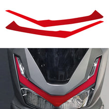 Load image into Gallery viewer, Pair Motorcycle Headlight Vinyl Wrap Protective Film with Decorative Stripe Headlight Tint Protection Layer for 2025 Honda PCX160
