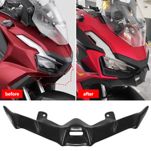 Load image into Gallery viewer, Motorcycle Front Headlight Guard Bar for Honda ADV150/ADV160 Beak Style Wind Deflector Front Spoiler Lip Protection Accessory
