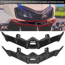 Load image into Gallery viewer, Motorcycle Front Headlight Guard Bar for Honda ADV150/ADV160 Beak Style Wind Deflector Front Spoiler Lip Protection Accessory
