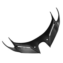 Load image into Gallery viewer, Motorcycle Aerodynamic Wing Shark Fin Air Intake Wing Front Chin Spoiler &amp; Wind Splitter Carbon Fiber for Yamaha R15 V4
