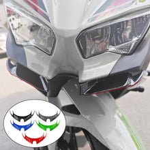 Load image into Gallery viewer, Motorcycle Aerodynamic Wing Shark Fin Air Intake Wing Front Chin Spoiler &amp; Wind Splitter Carbon Fiber for Yamaha R15 V4

