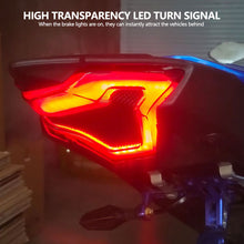Load image into Gallery viewer, Motorcycle LED Tail Light Rear Brake Lamp Integrated Turn Signal Light for Yamaha MT-07/25 R3 R25 Y15 V1 V2 LED Taillight
