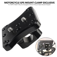 Load image into Gallery viewer, 12mm Motorcycle GPS Mount Clamp Exclusive for AMPS Pattern Mounts Navigation Device Pressure Base Bracket Adapter

