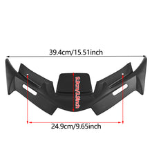 Load image into Gallery viewer, Motorcycle Aerodynamic Front Wing Beak Style Wind Deflector with Shark Fin Front Air Intake Spoiler for Yamaha R15 V4 2021-2025
