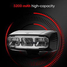 Load image into Gallery viewer, High-Brightness Bicycle Headlight With Remote Control High And Low Beam Integrated Aluminum Alloy Night Riding Safety Warning Light
