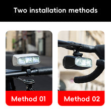 Load image into Gallery viewer, High-Brightness Bicycle Headlight With Remote Control High And Low Beam Integrated Aluminum Alloy Night Riding Safety Warning Light
