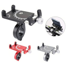 Load image into Gallery viewer, Aluminum Alloy Mobile Phone Stand For Bicycles And Electric Bikes Screw-Type Adjustable 4-Claw Hook Navigation Bracket Cycling Accessories
