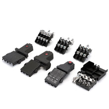Load image into Gallery viewer, 3-Way/4-Way New Energy Car Battery Fuse Box Positive Bus Bar Electric Vehicle Power Distribution Block Battery Terminal Connector
