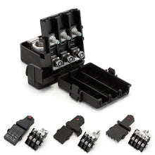 Load image into Gallery viewer, 3-Way/4-Way New Energy Car Battery Fuse Box Positive Bus Bar Electric Vehicle Power Distribution Block Battery Terminal Connector
