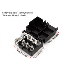 Load image into Gallery viewer, 3-Way/4-Way New Energy Car Battery Fuse Box Positive Bus Bar Electric Vehicle Power Distribution Block Battery Terminal Connector

