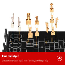 Load image into Gallery viewer, 16-Way Car Fuse Box with 7 Relays for New Energy Vehicle Circuit Protection Automotive Power Distribution Block Relay Control Center 12v-24V
